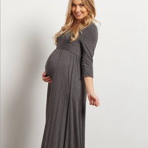 PinkBlush charcoal 3/4 sleeve dress